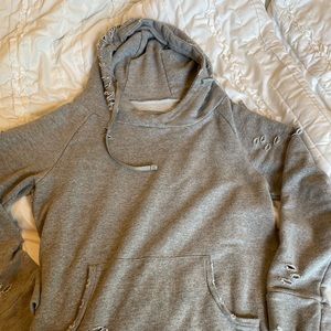 Chelsea DeBoer distressed hoodie